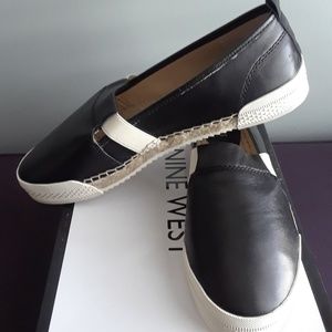 Nine West black espadrilles
